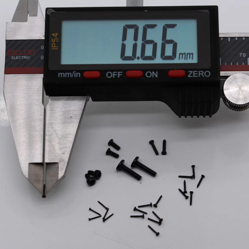 니켈 접착 금속 접착 흑산화 마이크로 스크루 산업용 정밀 자율 탭 스크루